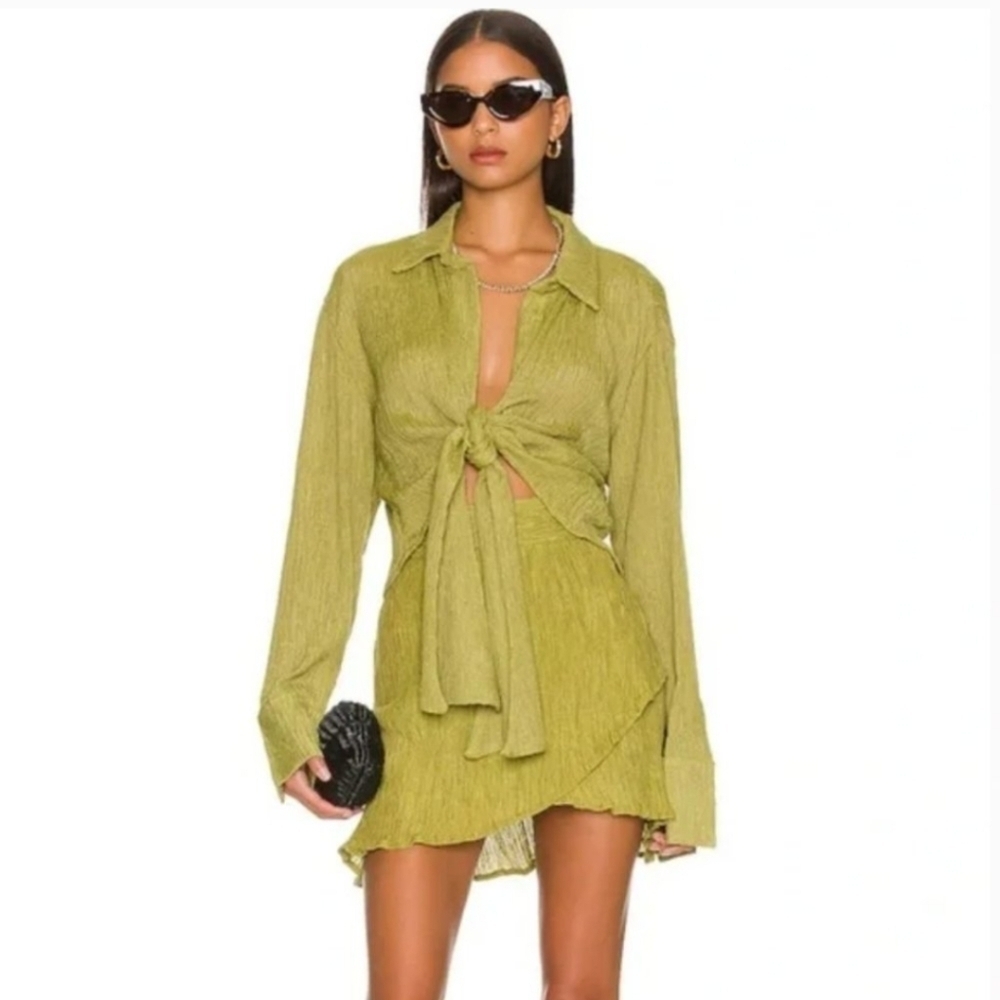 NWT Savannah Morrow Salsa Skirt In Agave